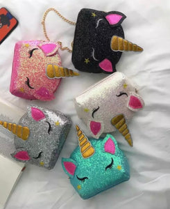 KID UNICORN SEQUIN CROSSBODY BAGS