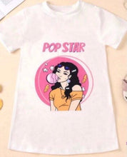 Load image into Gallery viewer, POP GIRL TEE-DRESS
